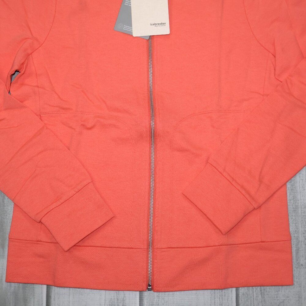 NEW Icebreaker Women's Central Classic Long Sleeve Zip Hoodie - Picture 3 of 9